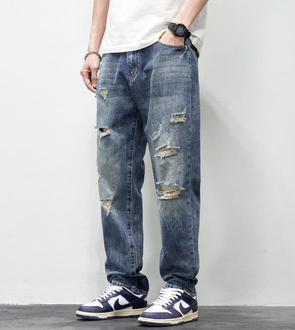 Parker Ripped Loose Fit Jeans