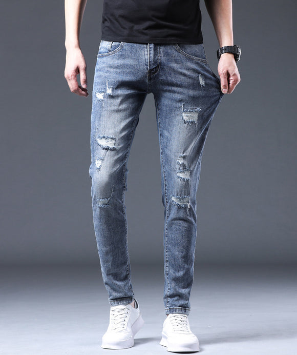 Dario Ripped Slim Fit Jeans