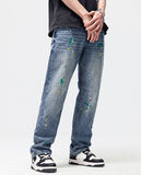 Kash Painted Loose Fit Jeans