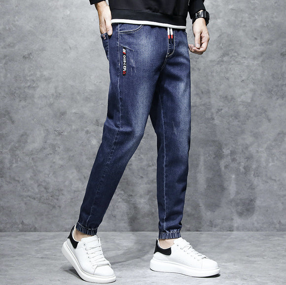 Anthony Drawstring Sandwash Jeans