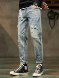Terry Ripped Jeans